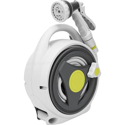 Draagbare Slangenhaspel Compact 15M Waterpijp Opbergorganisator voor Tuin Balkon Binnenplaats