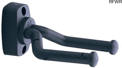 RFWR® Muurbeugel voor Gitaar - Verstelbare Gitaarhouder voor Wand, Zwart 9,4 x 6,6 x 13,8 cm