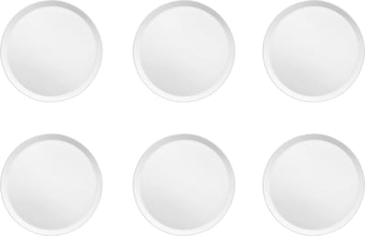 Medard de Noblat - Yaka White - Dessertbord 21.5 cm - 6 delig - Porselein