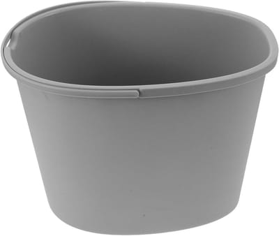 Draagbare Commode Emmer - Nachtpotje Toilet - Hygiënisch Zelfzorg - Spatwaterdicht Ontwerp - 30 x 23 x 21 cm - Grijs