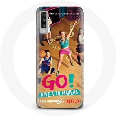 Coque pour Samsung Galaxy A70 Poursuis Tes Rêves Lupe Mia et Álvaro Go! Live Your Way