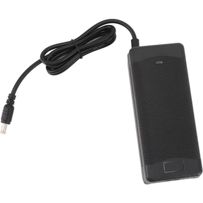 Chargeur de Batterie pour Trottinette Électrique 54.6V 2A Connecteur Adaptateur d'Alimentation pour Trottinette à Tête DC2.1 pour Vélo Électrique black