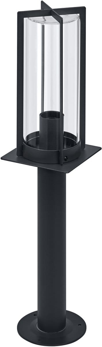 ENDURA Classic Hagen padlamp, donkergrijs, 50 cm, E27-versie, IP44, levensduur 25.000 u, aluminium behuizing, glazen afdekking, 220–240 V AC