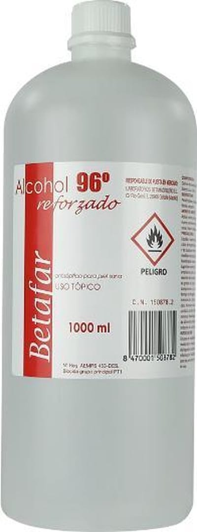 ALCOHOL 96 _ 9 FLESSEN VAN 1 LIT_ Desinfectie van je werkplek, school, thuis met Alcohol 96 - Voor iedere schoonmaak klus