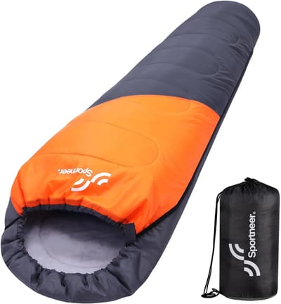 Ultralichte Mummieslaapzak voor Outdoor Avonturen – 3-4 Seizoenen, Comfortabel en Compact