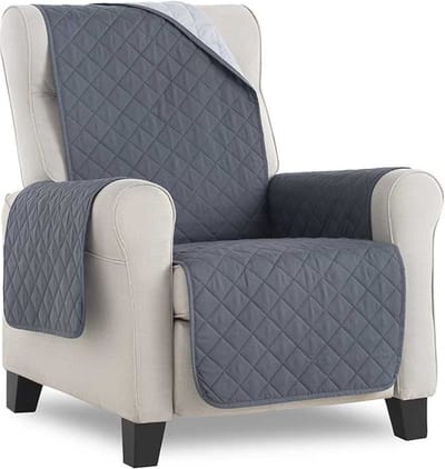 Belmarti Duo fauteuilbeschermer - 55 cm - Grijs