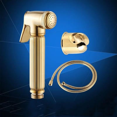 Badkamer Bidetsproeier Bidetkranen Toilet Handsproeier Messing Bidetset Toilet Bidetsproeier Zelfreinigende Douche Goud