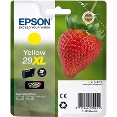Epson T2994 nr. 29XL inktcartridge geel hoge capaciteit (origineel)
