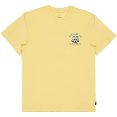 Billabong Island Beats T-shirt Met Korte Mouwen Geel XL Man