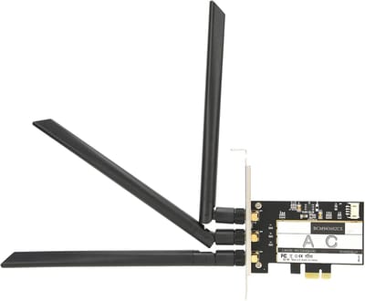Draadloze Netwerkkaart - WiFi Adapter Bluetooth - Snel Internet Thuis - Hoge Snelheid 802.11ac - PCI Interface