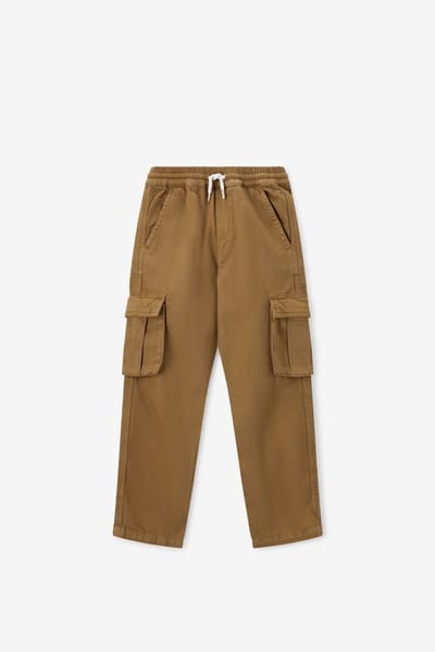 Sissy-Boy - Donkergroene pull on cargo broek