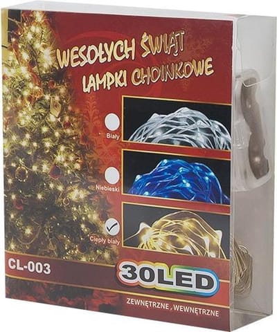 Premium Feest- Kerstverlichting 30 LED - Warm Wit