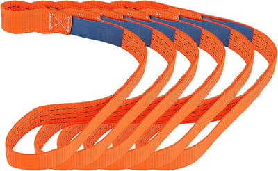 Zesdelige Riemlussen voor Sjorbanden - 450 x 380 mm, 1000 kg Trekkracht voor Auto, Motorfiets en Camping