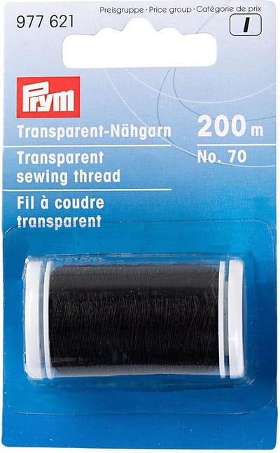Transparant Naaigaren Donker Prym - 200 m