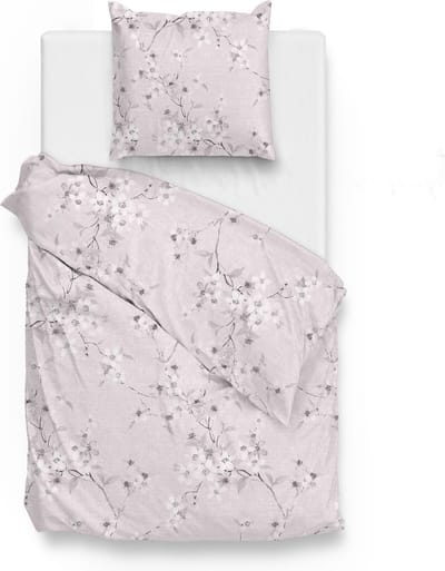Zo!Home Nicolina Dekbedovertrek - Eenpersoons - 140x200/220 cm - Pink