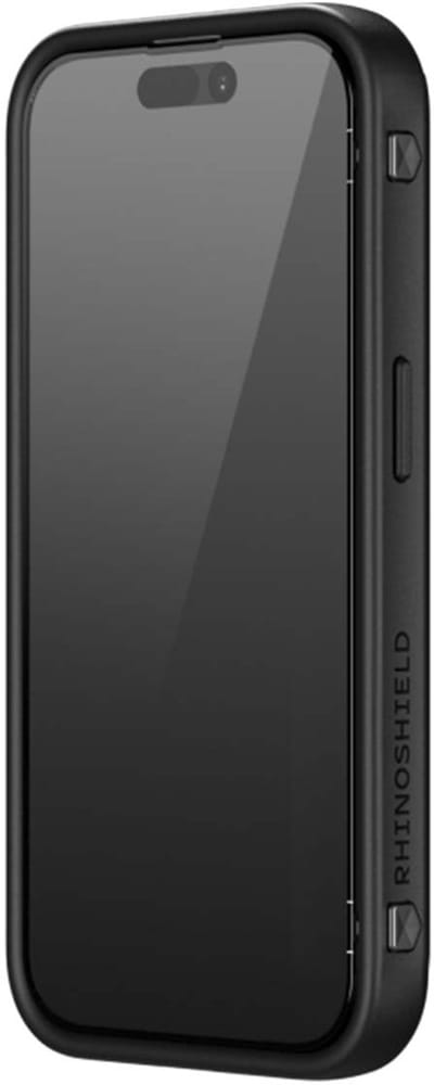 Rhinoshield, Hoesje geschikt voor iPhone 15 Pro Max Gaming Set met Tempered Glass Zero Latency Ultra-Lichtgewicht, Transparant zwart