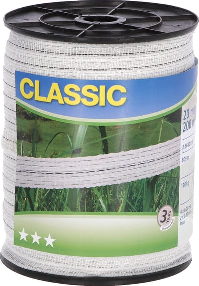 Neutral Schriklint Classic 20 mm 200 m wit