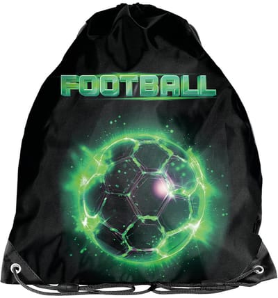 PASO Gymtas - Zwemtas - Voetbal - 45 x 34 cm - Polyester