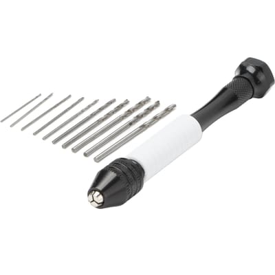 11-delige Handboor Diverse Boorbits Gereedschapsset Kit voor Hout Plastic Rubber