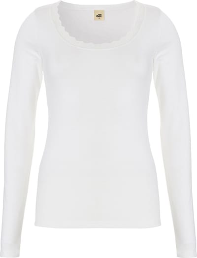 thermo shirt long sleeve met kant snow white voor Dames | Maat S