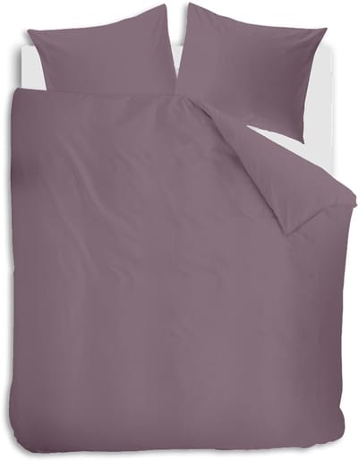 Auping Chambray plum Dekbedovertrek - Tweepersoons 200 x 220 cm - Biologisch katoen - Paars