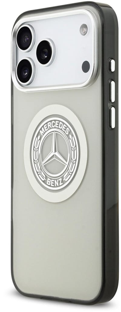 Mercedes-Benz Back Cover - iPhone 17 Pro Max - Grijs - Magsafe - Schokabsorberend - Vintage Logo
