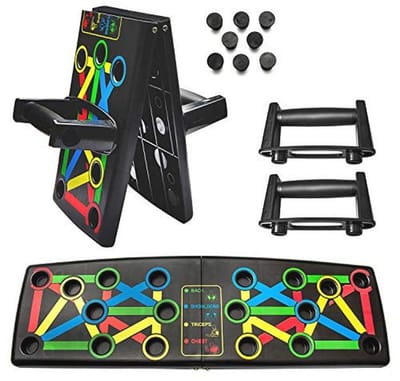 Multifunctionele Push-Up Board voor Thuis Fitness - 14-in-1 Oefengereedschap voor Krachttraining