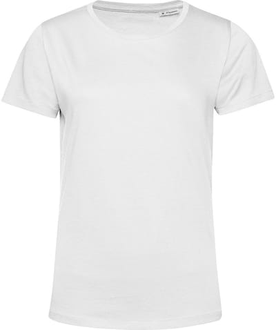 B&C Dames/dames E150 Organic T-Shirt met korte mouwen (Wit)