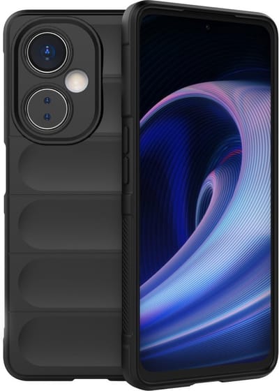 Coverup Hoesje - Geschikt voor OnePlus Nord CE 3 Lite 5G Hoesje - Coverup Hands-On Rugged Back Cover - Zwart