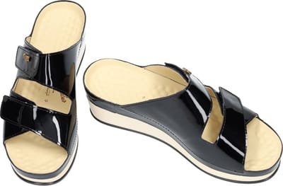Vital -Dames - zwart - slippers & muiltjes - maat 38