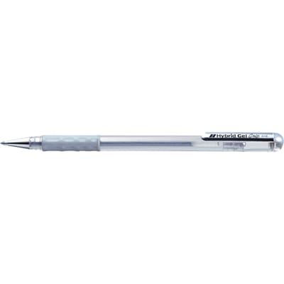 Gelschrijver Pentel K118 Grip medium zilver