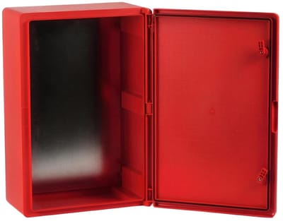 Verdeelbox Buiten - Schakelkast - Elektronica Beschermen - Waterdicht IP65 - 600 x 400 x 200 mm - Rood