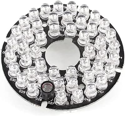 IR LED Board - Infrarood Verlichting - CCTV Beveiliging - 90 Graden Straling - 90mm Diameter - Niet Gespecificeerd