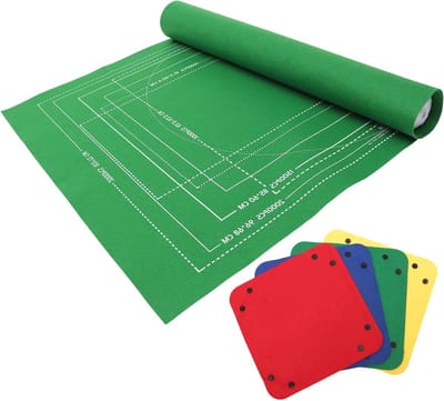 Puzzel Opbergmat - Vilt Dek - Puzzel Snel Opbergen - Voor 2000 Stukjes - 120x80 cm - Legergroen