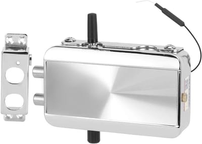 Elektronisch Deurslot - Slimme Vergrendeling - Veilige Toegang - App Bediening - 130mm x 75mm - Zilver