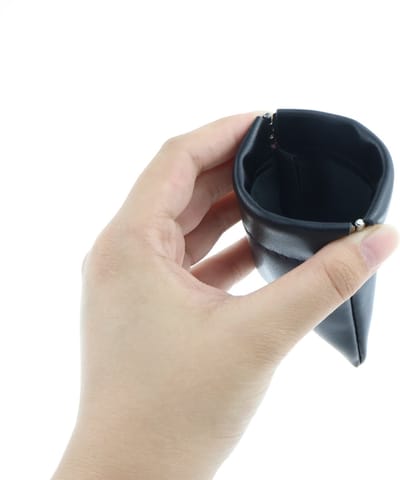 PU Leeren Oordopjes Etui - Compact Opbergzakje met Veerhaak voor Koptelefoon, Sleutels & Sieraden (2 Stuks, Waterdicht, 8x8 cm)