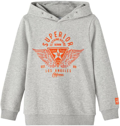 Name It - Sweater - Maat 116 - Jongens - 179334 Grey Mel - katoen
