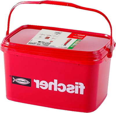 Universele pluggen - Bevestigingspluggen - Muren bevestigen - Intelligente 2-componenten - 1200 stuks - Rood