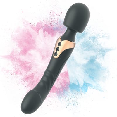2-in-1 - Magic Wand - Wand Vibrator - Dildo Vibrator - Clitoris Stimulator - Vibrators voor Vrouwen