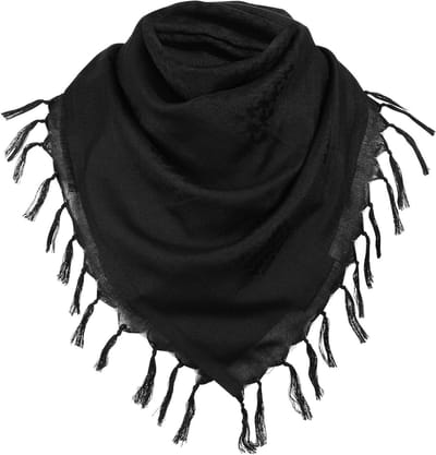Ademend Katoenen Vierkante Sjaal voor Buitenactiviteiten, Arabische Stijl, Perfect voor Reizen en Avonturen