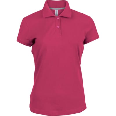 Kariban Damespolo korte mouwen K242 - Fuchsia - S