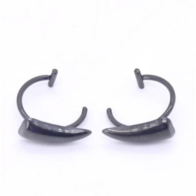 Roestvrij Staal Gotische Scherpe Tanden Lip Klem Voor Vrouwen Mannen Punk Niet-doorborend Nep Lichaamspiercing Halloween Sieraden Accessoires