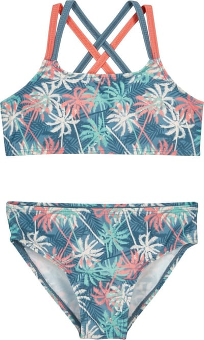 Playshoes kinderbikini met UV-bescherming en palmbomen