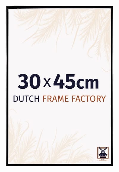 Fotolijst 30x45 cm - Kunststof - Zwart Hoogglans - Easy