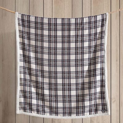 Famanu - Omkeerbare Flanel-naar-Sherpa Deken - Superzacht & Ultrapluch - Gezellige Plaid, Perfect als Cadeau