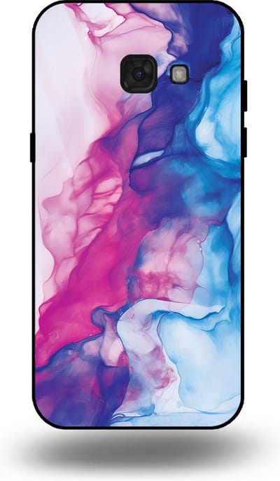 Smartphonica Telefoonhoesje Geschikt voor Samsung Galaxy A5 2017 met Roze Blauw Marmer Opdruk - TPU Backcover Case Rose Blue Marble Design geschikt voor Samsung Galaxy A5 2017