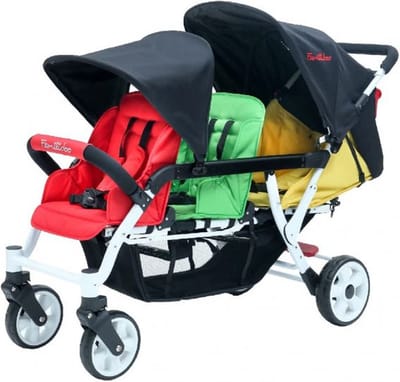 FAMILIDOO LIDOO 3 Drieling Wandelwagen 3 Plaatsen Geschikt voor 1 newborn baby's