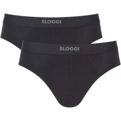 sloggi men EVER Ease Brief 2P Heren Onderbroek - ZWART -