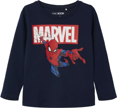 NAME IT - TMMPRIMO SPIDER LS TOP NOOS MAR - Jongens - Lange mouwen shirts