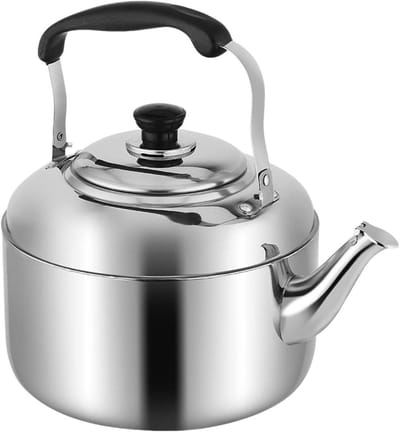 Fluitende Theeketel - Waterketel Kookplaat - Water Verwarmen - Luide Fluittoon - 3 Liter - Zilver